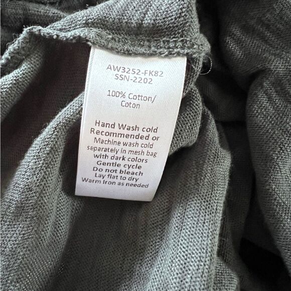 ATM Anthony Thomas Melillo Sublime Slub Jersey Wide Leg Pants in Coal Large NWT - Picture 6 of 6